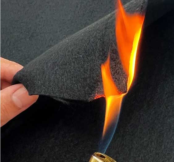 PAN base carbonized felt